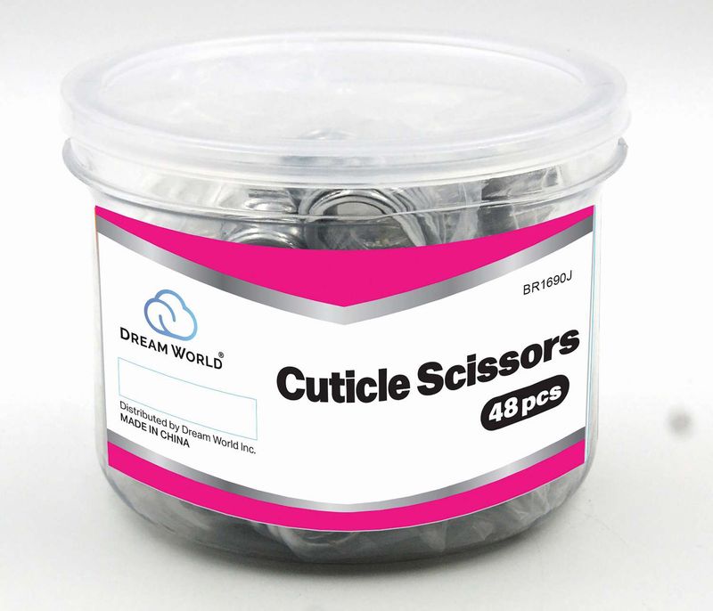 DREAM NAIL CUTICLE SCISSOR 48PC/JR