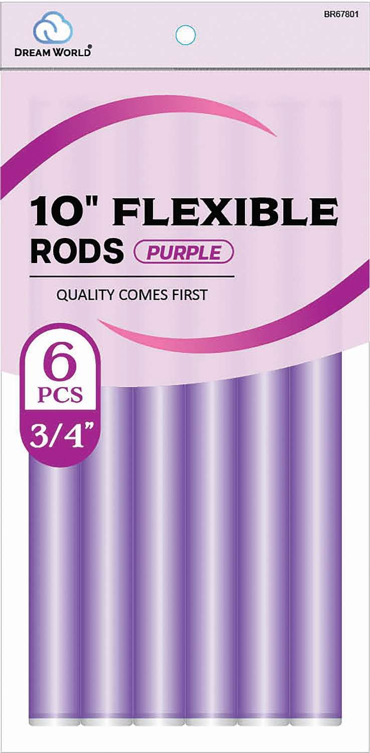 DREAM ROD FLEX 10  PURPLE 6CT .75 IN