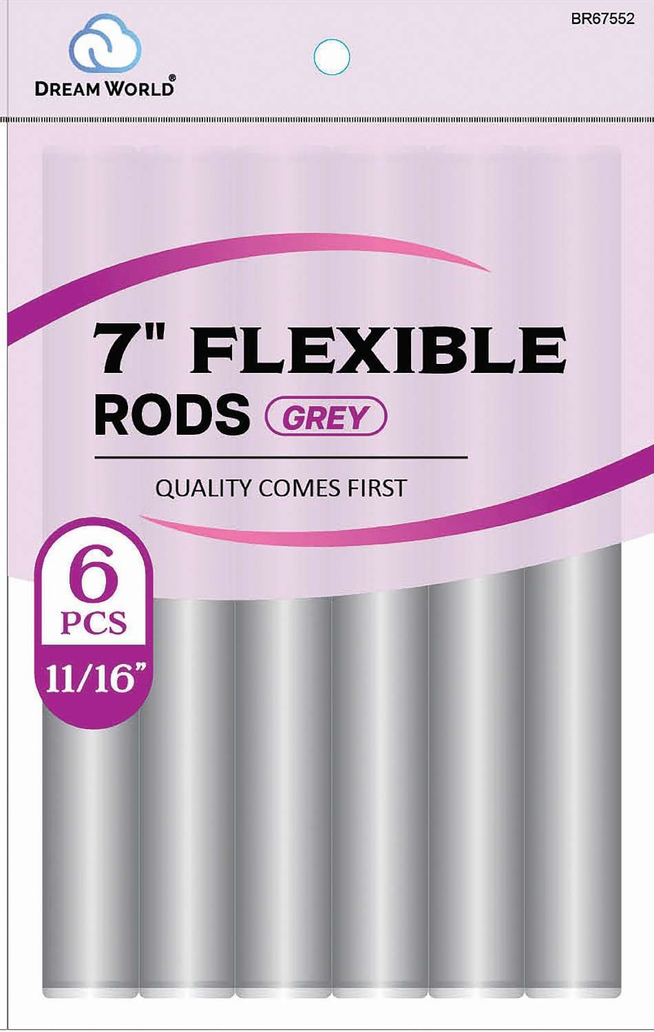 DREAM ROD FLEX 7  GREY 6CT .68IN