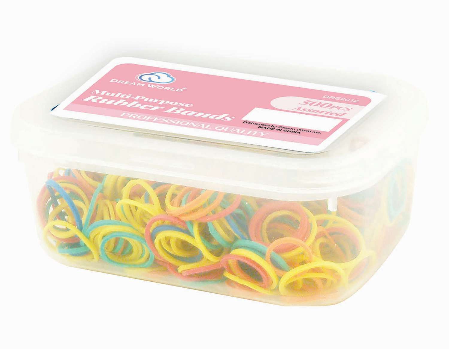 DREAM RUBBER BANDS 500CT/JR ASST