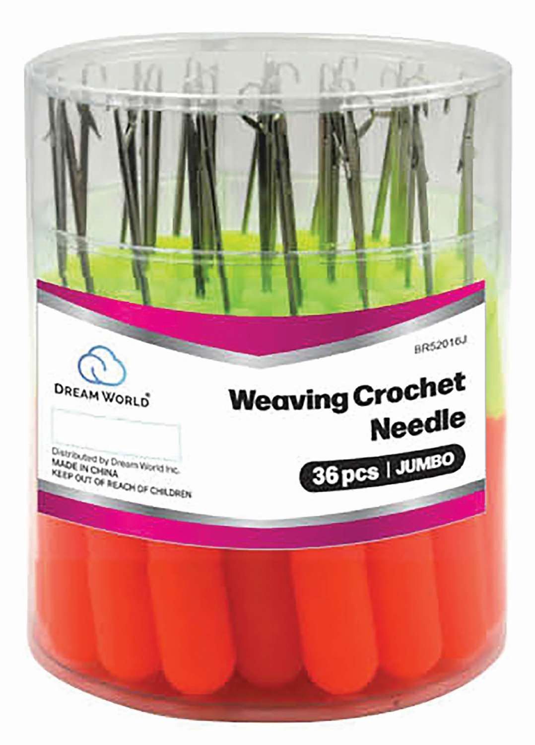 DREAM WEAVING C/NEEDLE JUMBO 36PCS/JAR