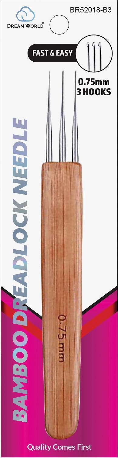 DREAM WEAVING DREADLOCK BAMBOO .75MM 3 NEEDLES