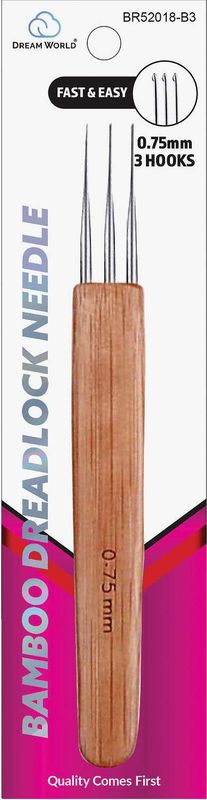 DREAM WEAVING DREADLOCK BAMBOO .75MM 3 NEEDLES