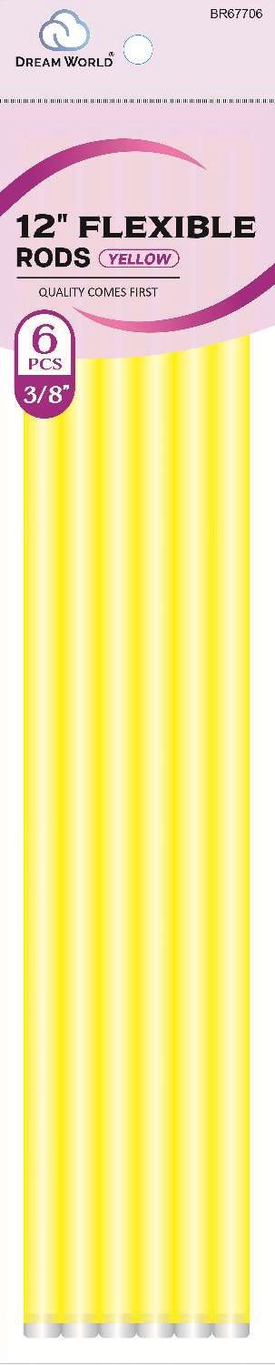 DREAM ROD FLEX 12 YELLOW 6CT 3/8"