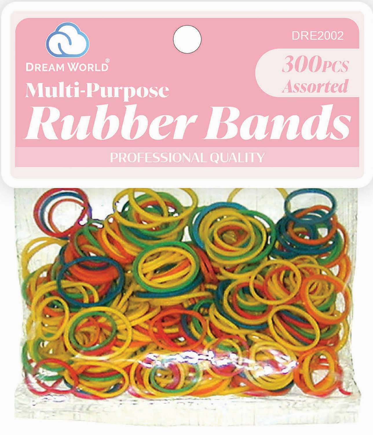 DREAM RUBBER BANDS 300CT ASST