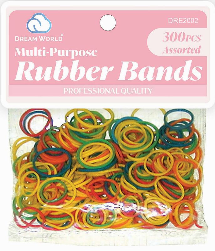 DREAM RUBBER BANDS 300CT ASST