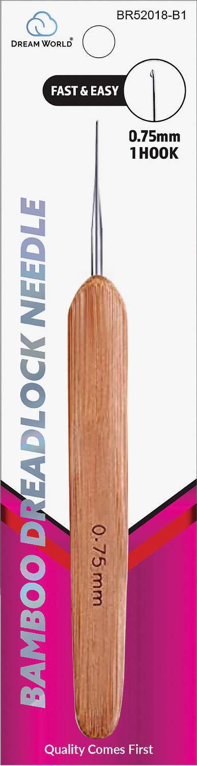 DREAM WEAVING DREADLOCK BAMBOO .75MM 1 NEEDLE