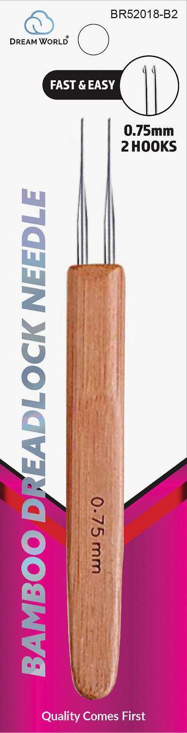 DREAM WEAVING DREADLOCK BAMBOO .75MM 2 NEEDLES