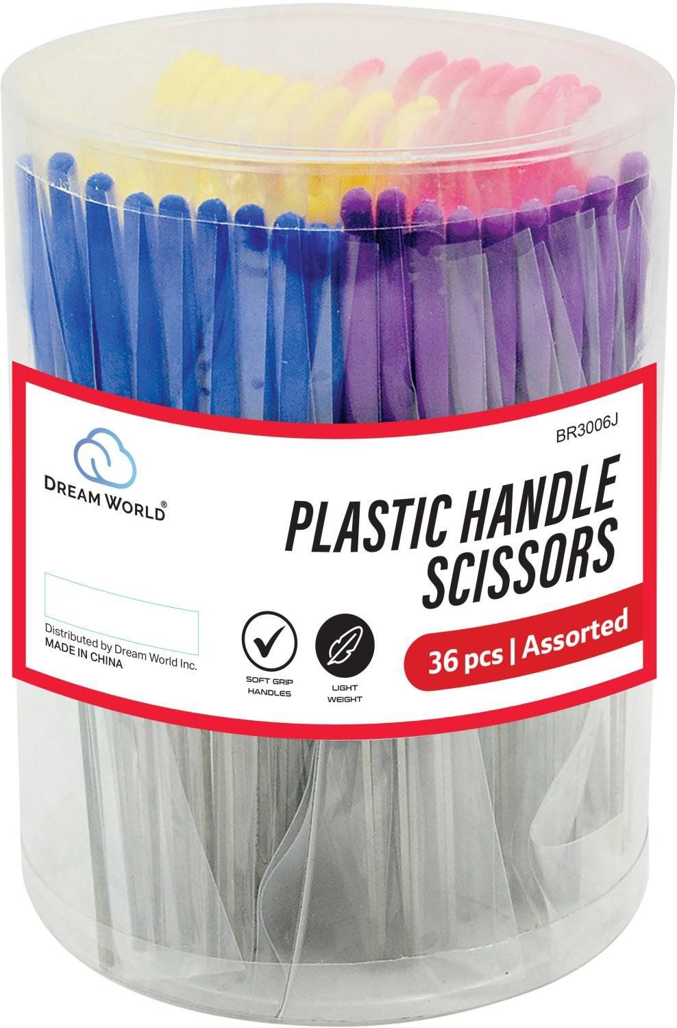 DREAM SCISSOR W/ASST HANDLE JAR 36/JAR