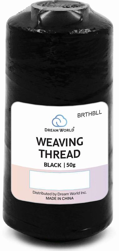 DREAM WEAVING THREAD [BLK] LARGE 50GRM