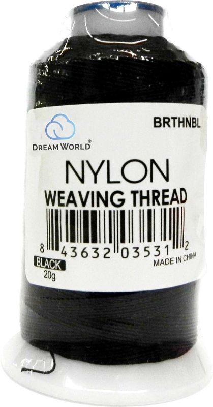 DREAM WEAVING THREAD NYLON [BLK] 12PCS