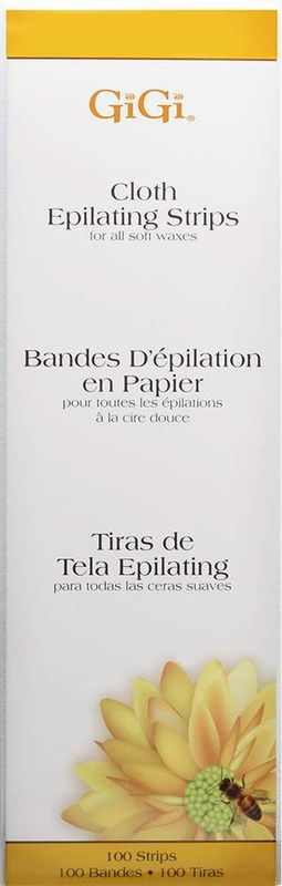 GIGI STRIPS CLOTH EPILATING LARGE 100PK