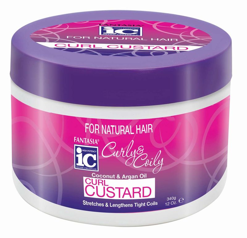 IC CURLY/COILY CURL CUSTARD 12 OZ