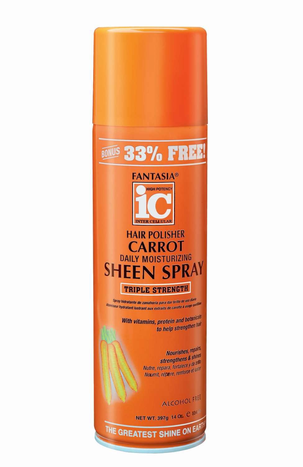 IC H/POL CARROT OIL SHEEN 14 OZ