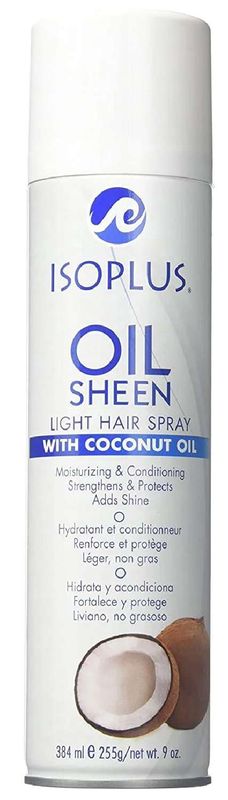 ISOPLUS COCONUT OIL LIGHT OIL SHEEN 9 OZ