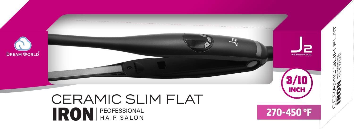J2 FLAT IRON SLIM 3/10''