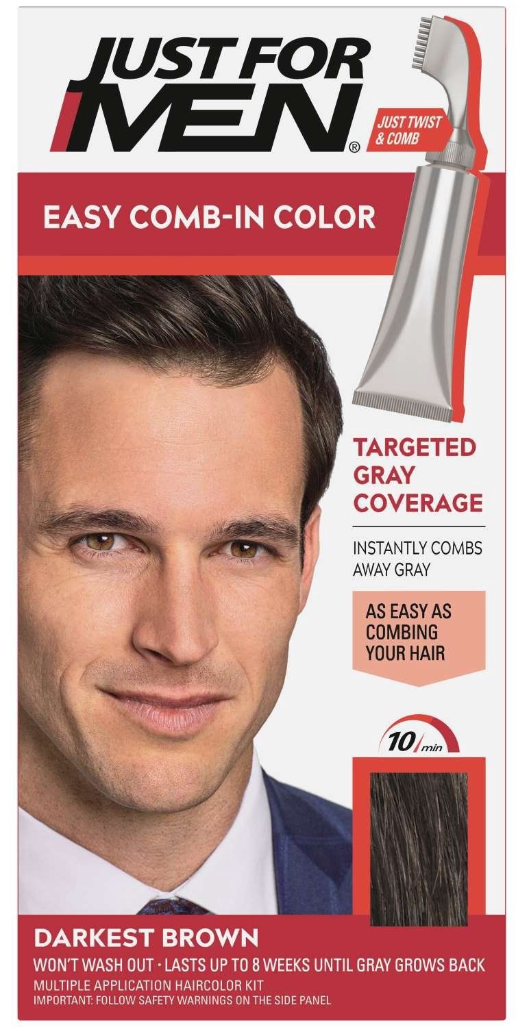 JFMEN EASY COMB-IN COLOR A-50 DARKST BRN KIT