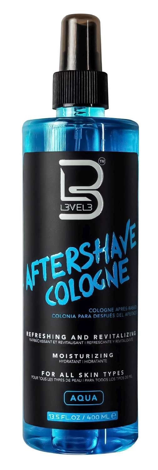 LEVEL3 AFTERSHAVE COLOGNE [AQUA] 13.5 OZ