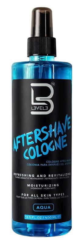 LEVEL3 AFTERSHAVE COLOGNE [AQUA] 13.5 OZ