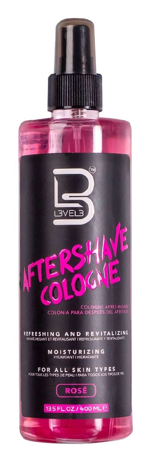 LEVEL3 AFTERSHAVE COLOGNE [ROSE] 13.5 OZ