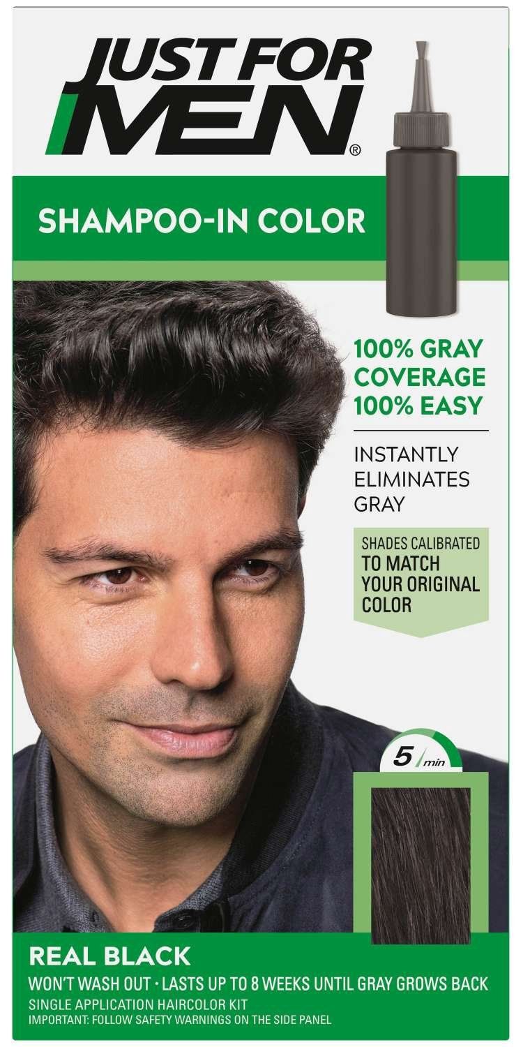 JFMEN HAIR COLOR H-55 REAL BLACK KIT