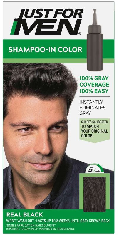 JFMEN HAIR COLOR H-55 REAL BLACK KIT