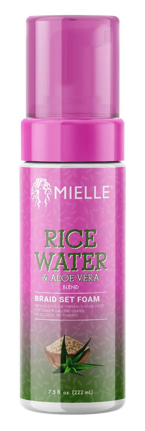 MIELLE RICE WATER BRAID SET FOAM 7.5 OZ
