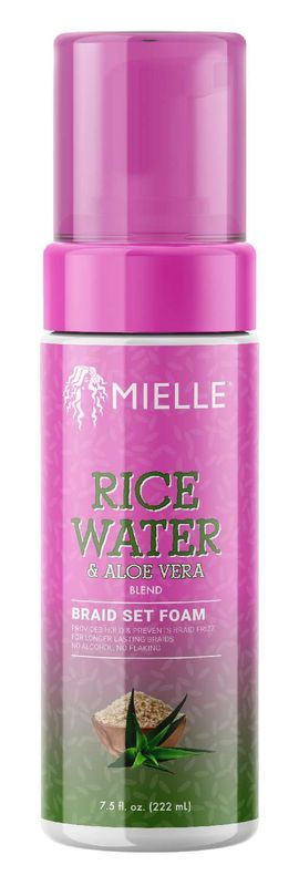 MIELLE RICE WATER BRAID SET FOAM 7.5 OZ