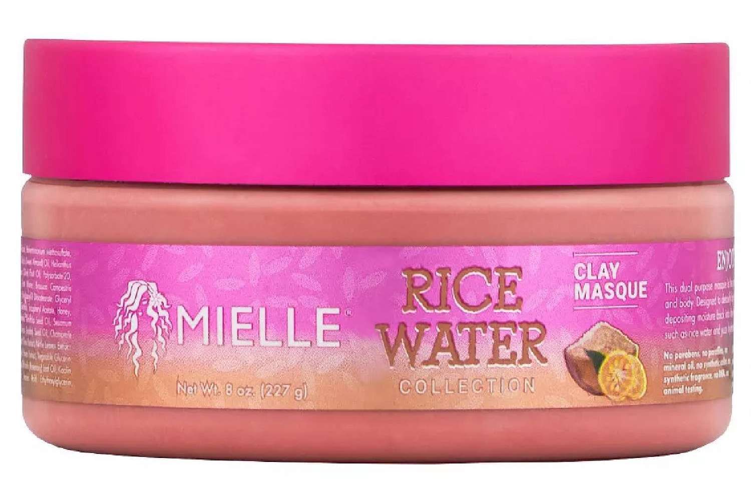 MIELLE RICE WATER CLAY MASQUE 8 OZ