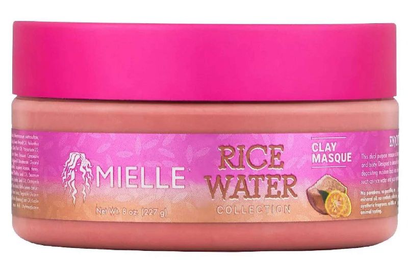 MIELLE RICE WATER CLAY MASQUE 8 OZ