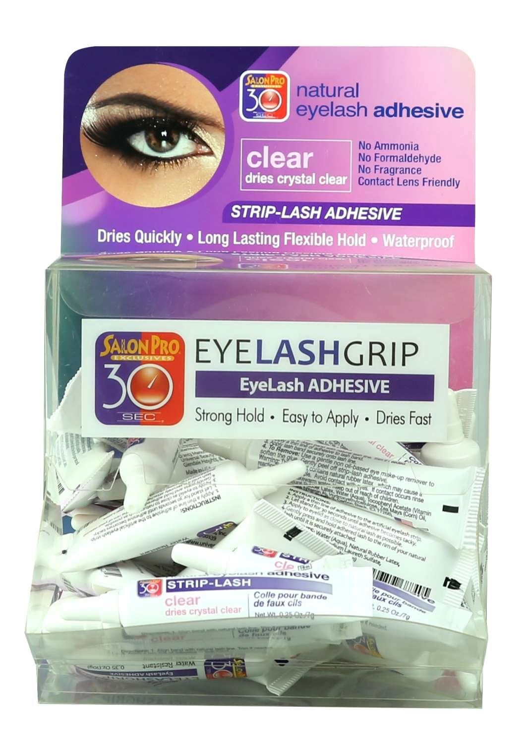 SALON PRO 30 SEC EYELASH GLUE CLEA 0.25O 36/DP