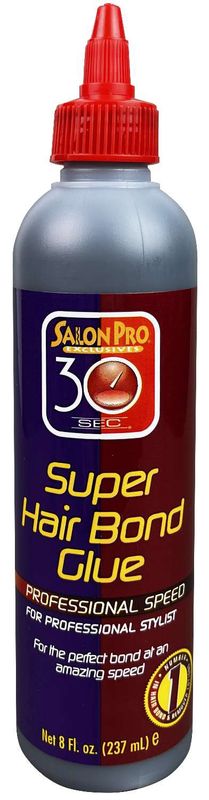 SALON PRO 30 SEC HAIR BONDING GLUE 8 OZ