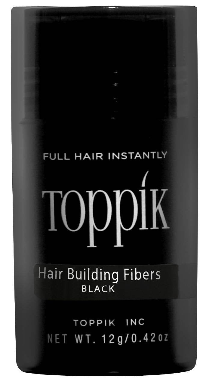 TOPPIK HAIR FIBER BLACK 12GM 0.42 OZ