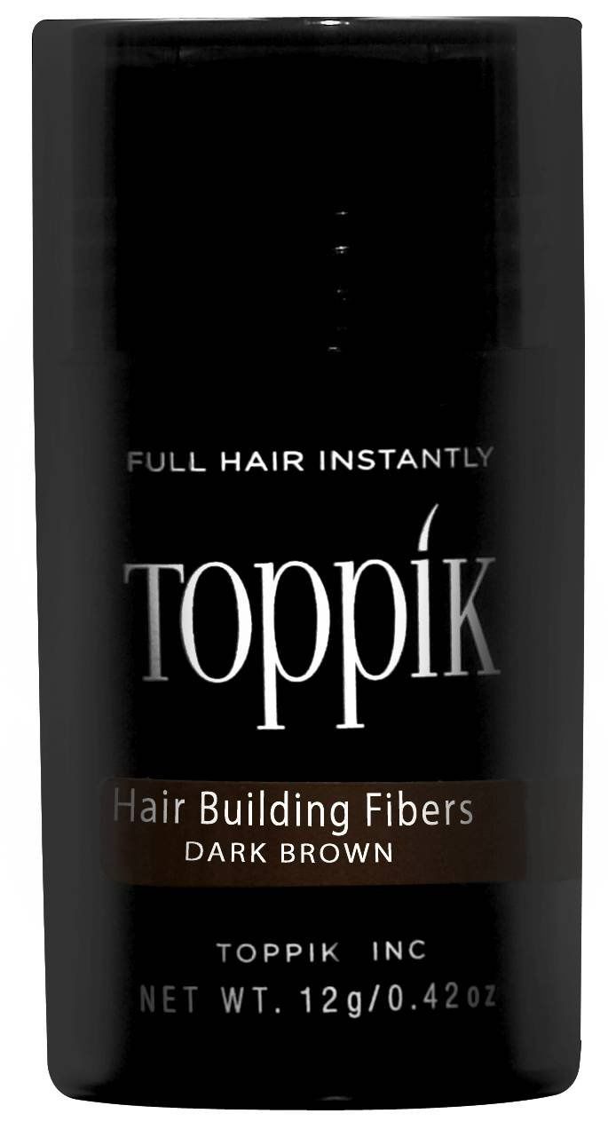 TOPPIK HAIR FIBER DARK BROWN 12GM 0.42 OZ