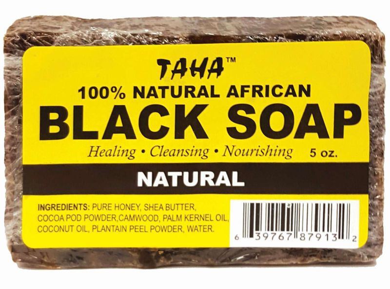 TAHA BLACK SOAP [NATURAL] 5 OZ