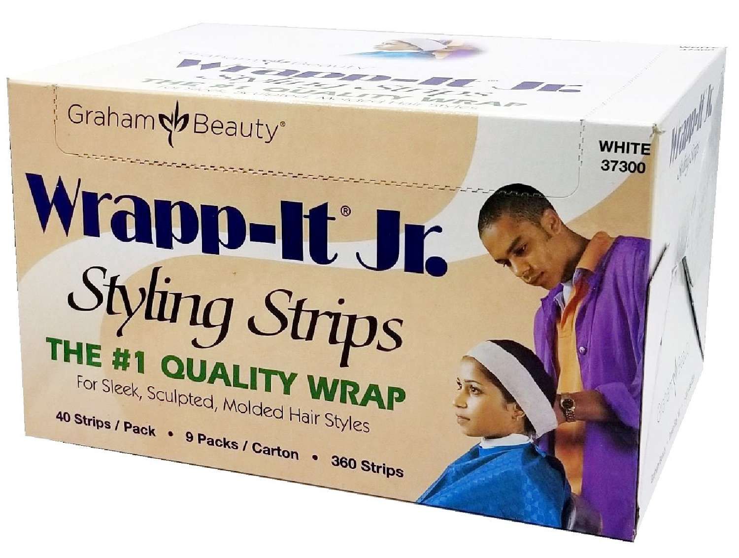 WRAPP-IT JR WHITE 40STRIPS/9PK/BX 4BX/CS