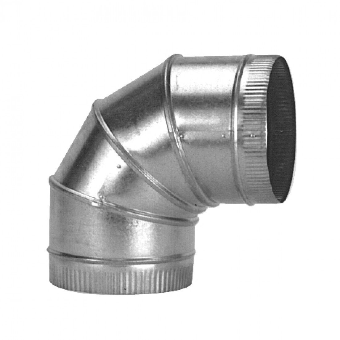 8" - 90° Adjustable Elbow - 26 Gauge