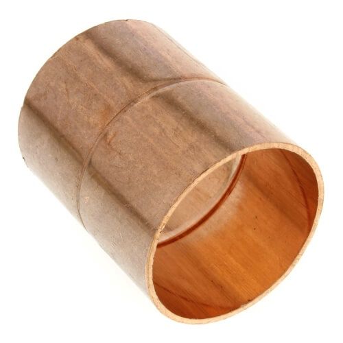 7/8" OD Roll-Stop Straight Coupling - Copper Fitting