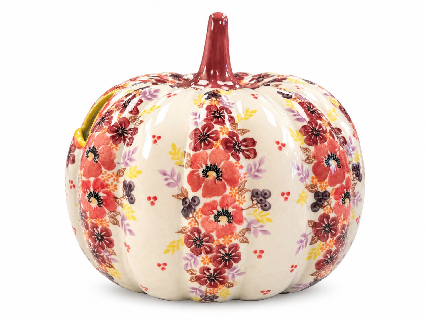 Lidia's Polish Pottery - Jack O'Lantern,  Large Luminary