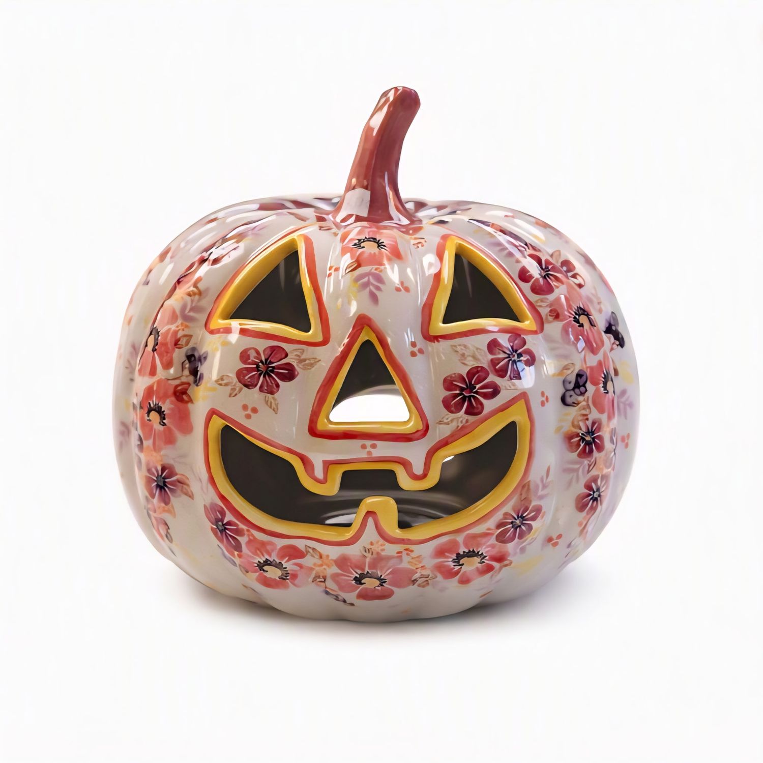 Lidia's Polish Pottery - Jack O'Lantern,  Large Luminary