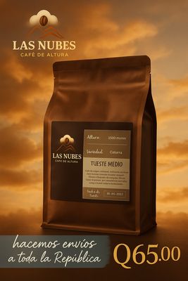 Café en grano Guatemala de especialidad – Finca Las Nubes, tueste medio 12 Onzas