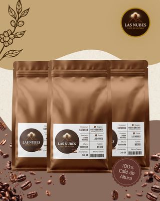 Combo 3 x Café Las Nubes Guatemala Molido – Finca Las Nubes, tueste medio 12 Onzas