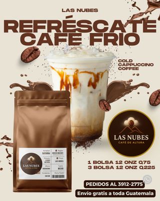 Café Las Nubes 10 lb en grano – Proceso Natural 1,600 msnm Guatemala