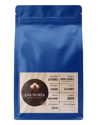 Café Las Nubes Guatemala BLEND Molido – Finca Las Nubes, tueste medio 12 Onzas
