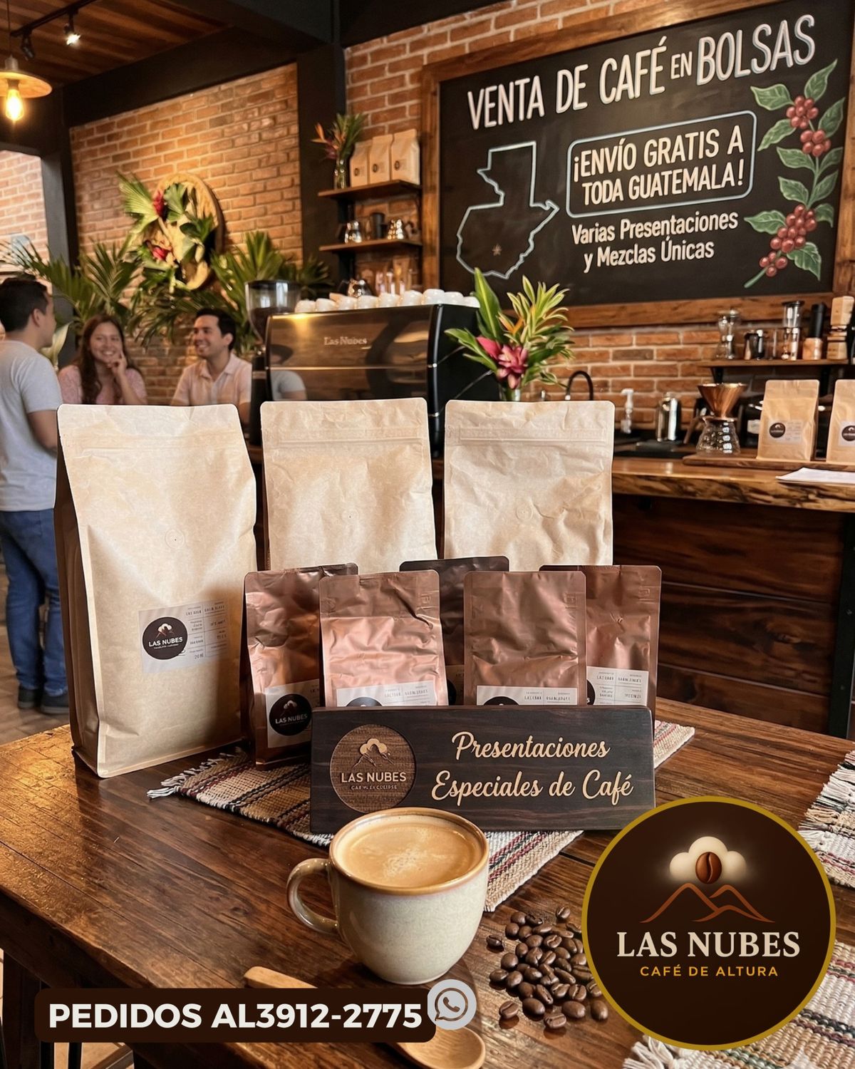 Café Las Nubes 12 oz molido – Proceso Natural Guatemala Nuevo Oriente
