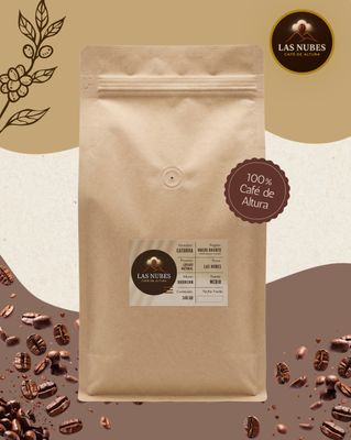 Café Las Nubes 5 lb molido – Proceso Natural Nuevo Oriente Guatemala