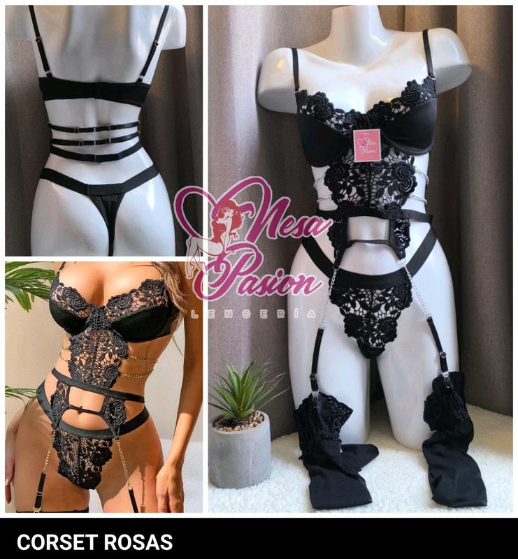 BUSTIER ROSAS
