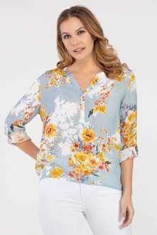 Tribal Long Sleeve Floral, Size: S