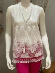 Angela Mara Sleeveless Top