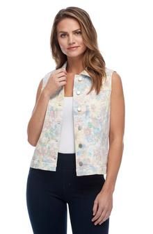 Sleeveless Jean Jacket, Size: S